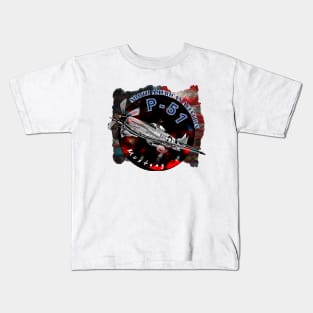 North American Aviation P51 Mustang Kids T-Shirt